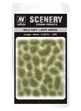 Wild Tuft - Light Green 6 mm